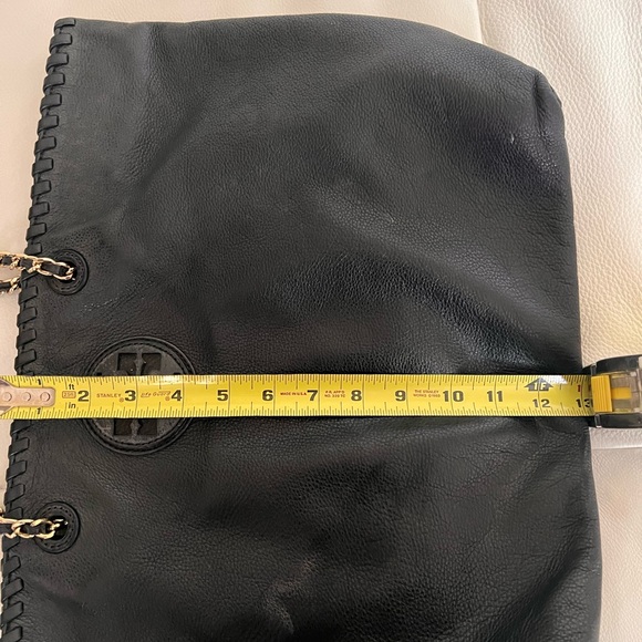Tory Burch Black Leather Tote Bag - Picture 9 of 11